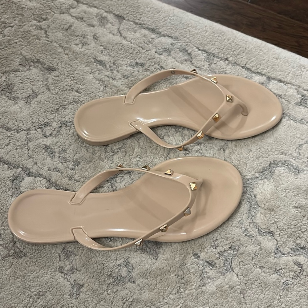 Steve Madden nude jelly studded thong sandal Size 7 - Picture 12 of 17